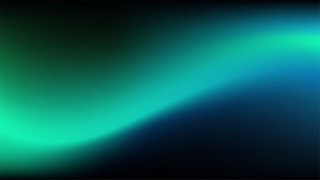 Smooth abstract gradient background transitioning from dark teal to vibrant turquoise, creating depth and movement. Futuristic