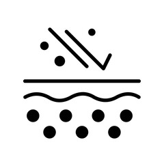 Pollution Protection for Skin Icon Illustration