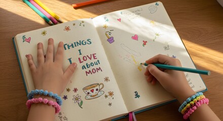 Mother's Day Journal: Child's Affectionate DIY Gift