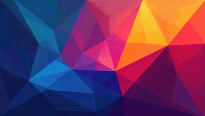 Abstract geometric shapes, vibrant hues, modern style , seamless pattern, vector