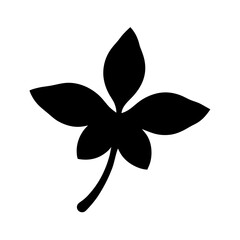 arctic raspberry vector silhouette icon, black and white illustration of fruits.