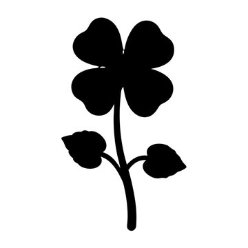 recommend clip art: Black and white illustration of begonia , flower silhouette vector designs.