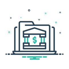 Mix icon for web banking