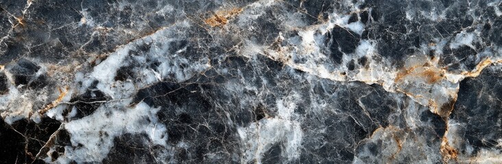 Obraz premium Abstract Cosmic Texture Swirling Black White and Orange Hues