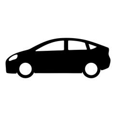 hybrid car , black and white illustration of vehicles.