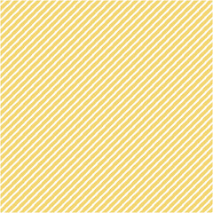 ラフな手描きの白い線の斜めストライプの背景パターン 黄色