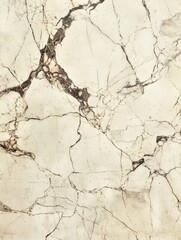 Beige Marble Texture with Brown Veining Close Up