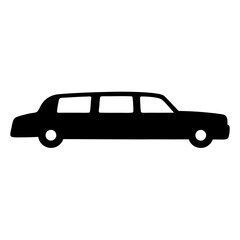 limousine , black and white illustration of vehicles.