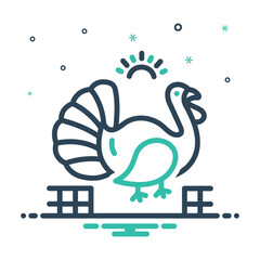 Mix icon for turkey farm