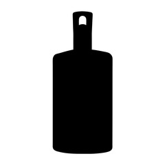 luggage tags vector silhouette icon, black and white illustration of footwear.
