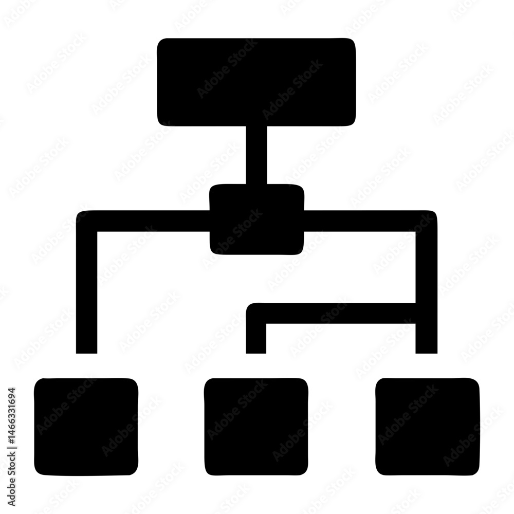 Poster hierarchy diagram flowchart organization chart structure business management strategy planning visua