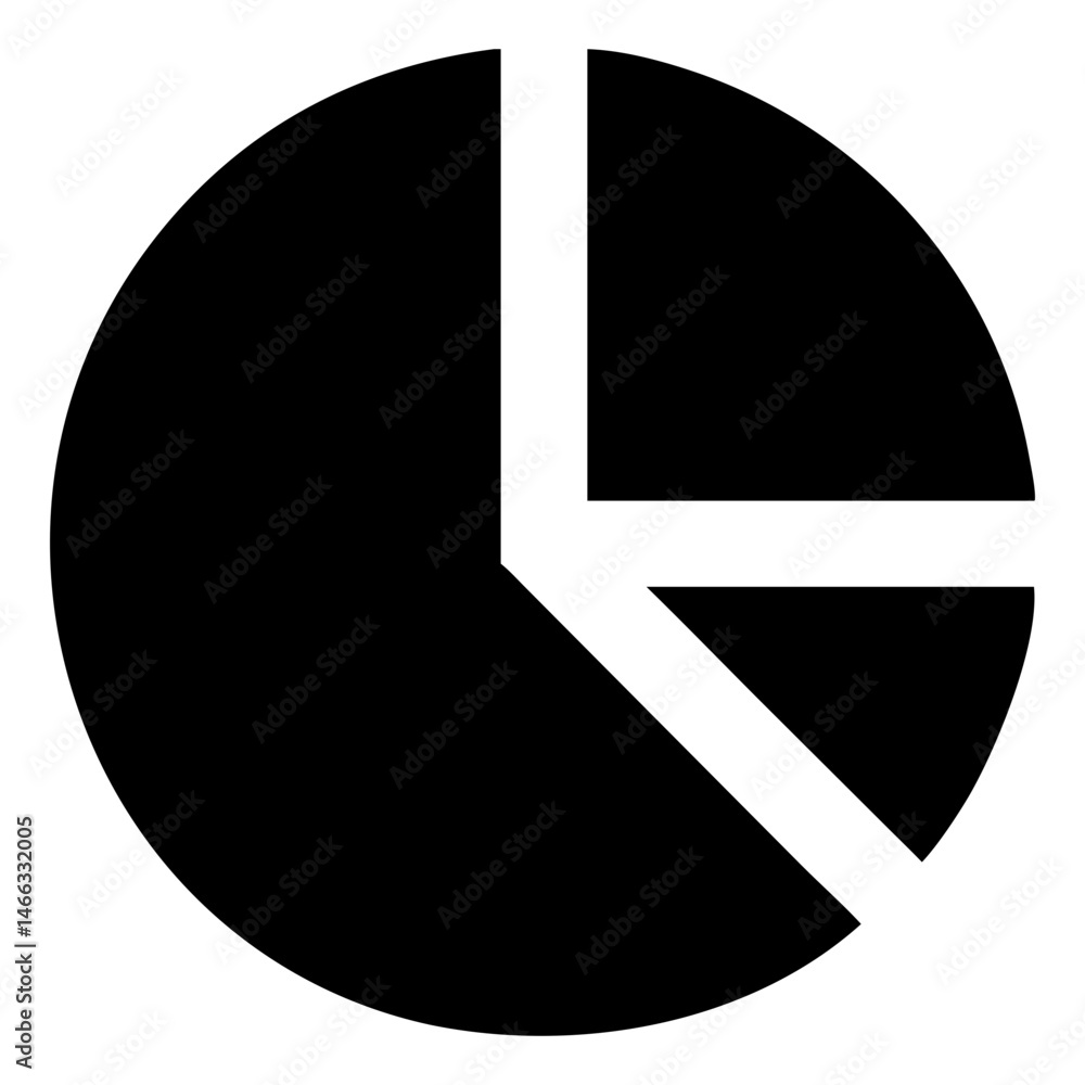 Aufkleber pie chart diagram data visualization infographic business presentation statistics analysis vector gr