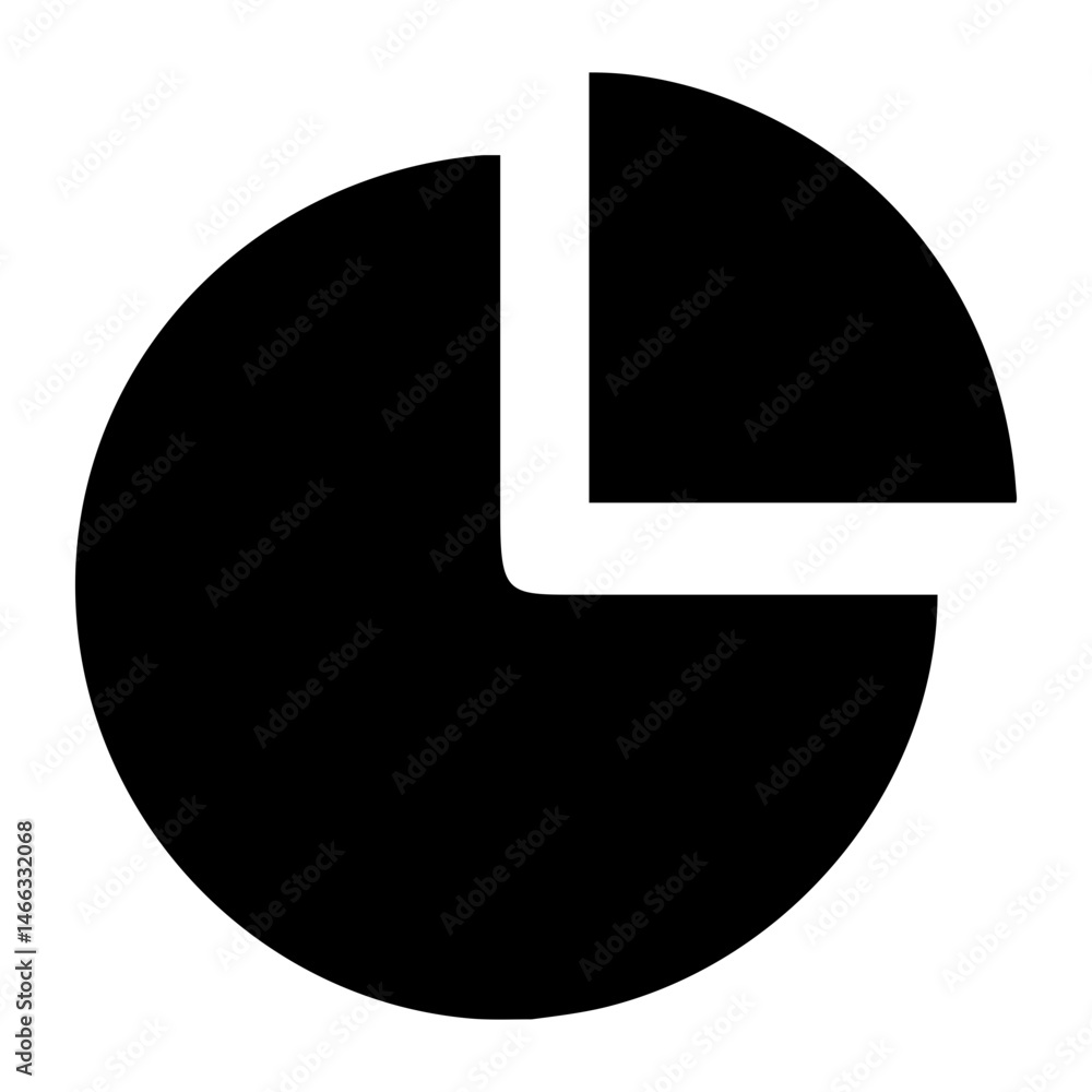 Poster pie chart graph diagram infographic presentation data analysis report business statistics isolated o
