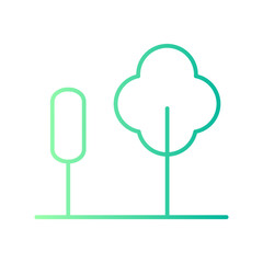 forest gradient icon