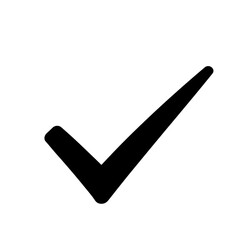 Check Mark Icon HighResolution Free Download isolated on Transparent Background