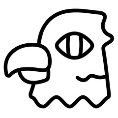 Bald Eagle Line Icon