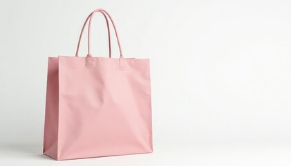 Simple canvas shopping bag isolated on white backdrop , casual, fabric