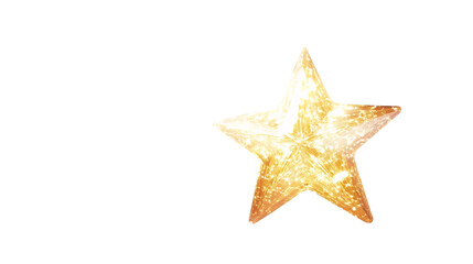 Obraz premium Radiant Star Shaped Light