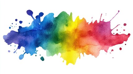 Obraz premium Abstract watercolor splash