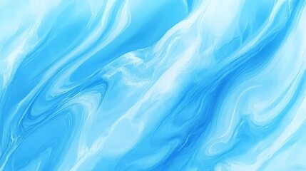 Naklejka premium Abstract Flowing Blue Liquid