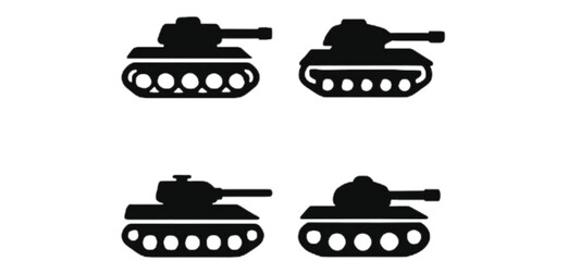Military tanks ready to attack the enemies,War situation,Army equipments for bombing the opposition 