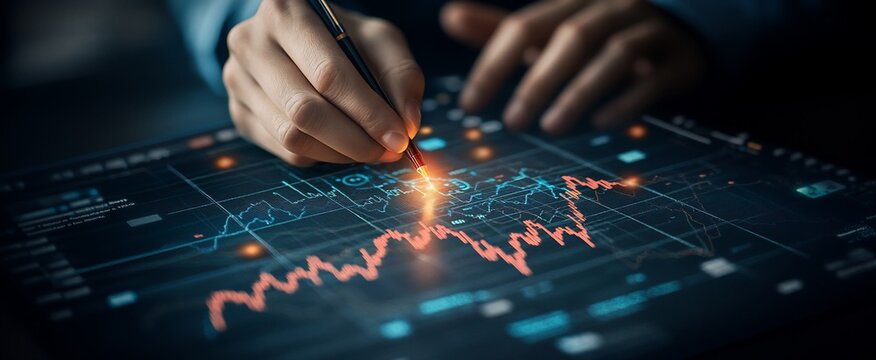 Analyzing Financial Data on a Touchscreen