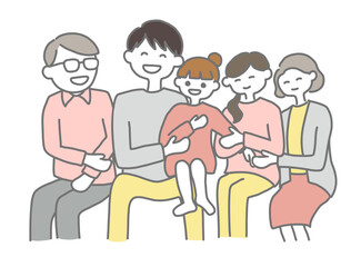 祖父母・父母・こどもの三世代家族