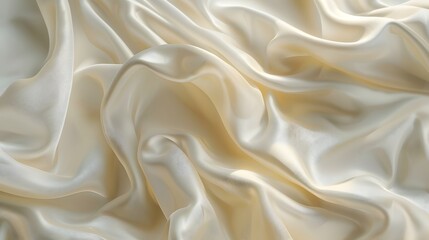 Fototapeta premium Soft Fabric: A soft fabric background with gentle folds and textures, suitable for clothing or textile products. 