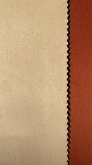 Obraz premium Textile Fabric Surface Soft Closeup Vertical Beige Brown Contrast