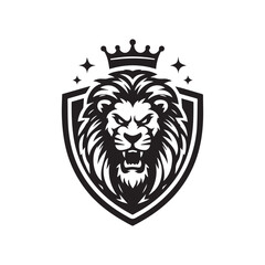 Lion Mascot Logo – Powerful Roaring Beast Head for Sports, Gaming, and Brand Identity Design