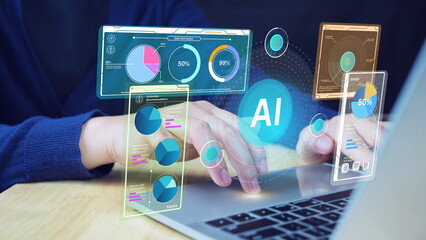 Big data and AI technology, Business intelligence and AI data science, Automating data processing, Machine learning and business intelligence, AI driven data processing