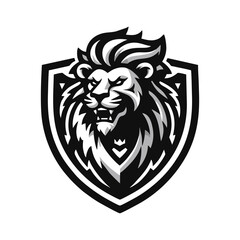 Lion Mascot Logo – Powerful Roaring Beast Head for Sports, Gaming, and Brand Identity Design