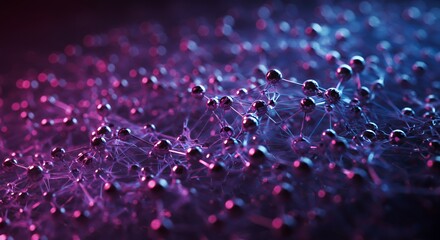 Abstract Network: A Symphony of Interconnectedness in Vibrant Hues