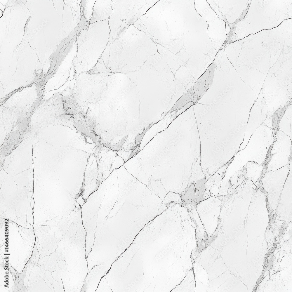 Poster white marble texture with gray veining seamless pattern