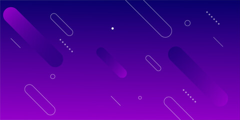 Purple abstract geometric background. Dynamic shapes composition. Vector illustration