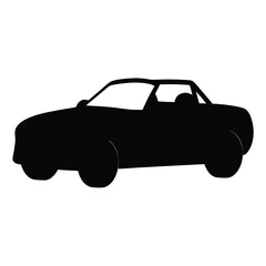 Obraz premium convertible , black and white illustration of vehicles.