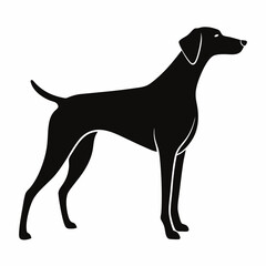 dog silhouette vector