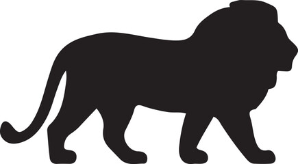 Fototapeta premium lion silhouette