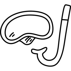 Obraz premium Summer Line Icon