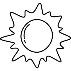 Summer Line Icon