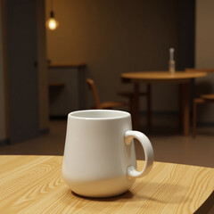Fototapeta premium cup of coffee on the table