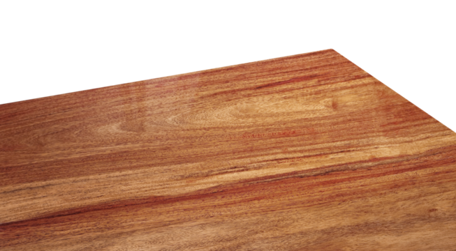 Wooden corner view or wooden table,  PNG transparent.