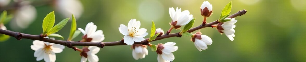 Fototapeta premium Close-up of delicate cottony flowers on a willow branch in bloom, close-up, plant, inflorescences