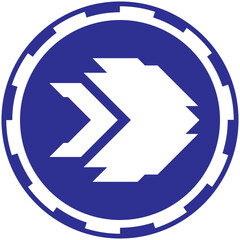 Futuristic Arrow Icon