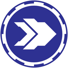 Futuristic Arrow Icon