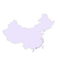 PNG Map of China