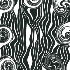 A dense, banded texture with several strong swirls or spiral shapes that simulate smoke or atmosphere.