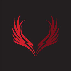 Clean Wing Shape Logo for Finance Industry