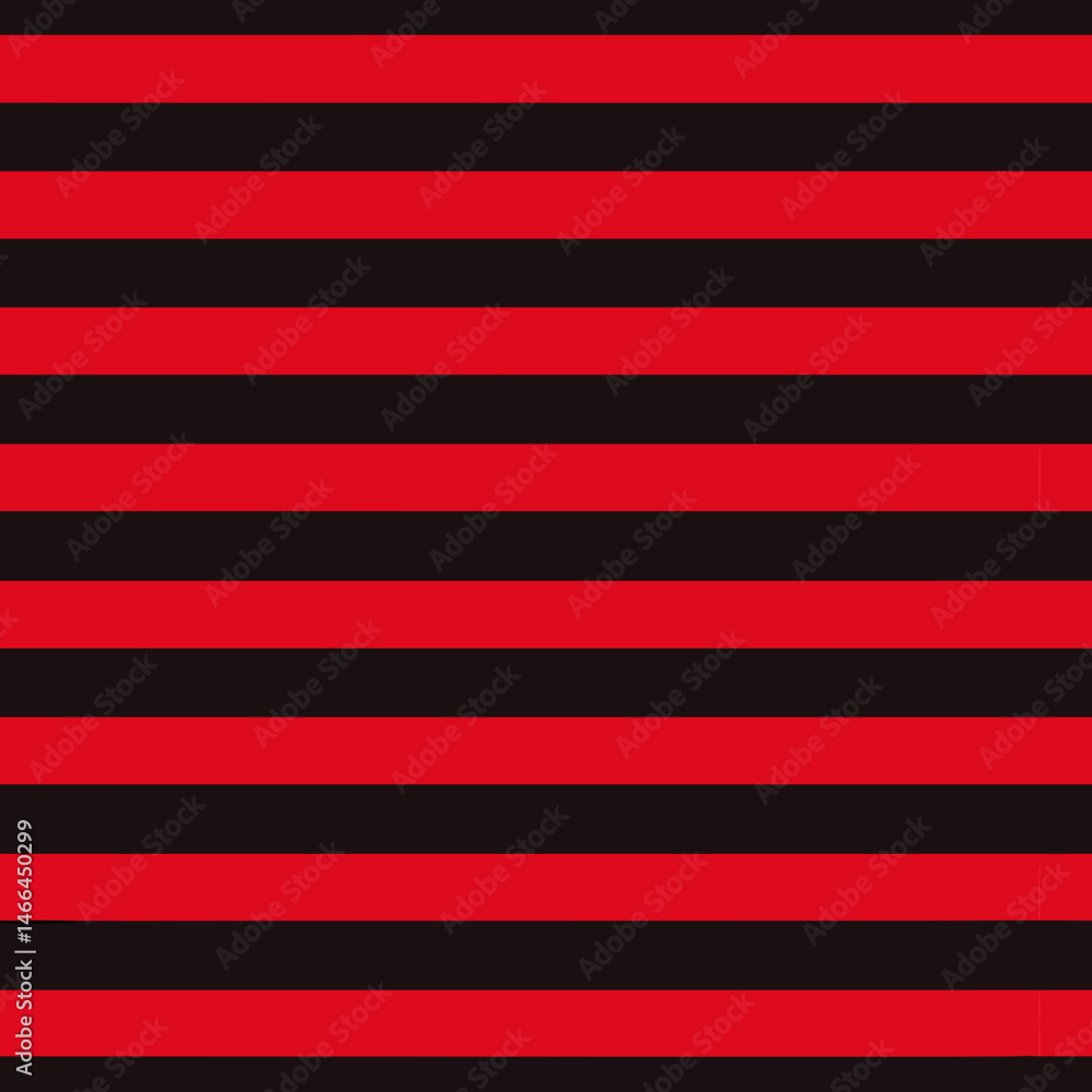 Poster seamless classic stripe vector pattern in red and black