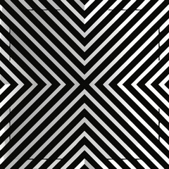 Seamless vector pattern with thin parallel diagonal lines in black and silver  